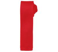 Premier Unisex Adult Slim Knitted Tie (Red) - One Size