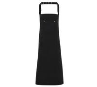 Premier Unisex Adult Twill Chino Full Apron Black (One Size)
