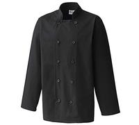 Premier Unisex Chefs Jacket (M) (Black)