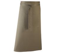 Premier Unisex Colours Bar Apron/Workwear (Long Continental Style) (One Size) (Sage)