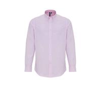 Premier Mens Striped Oxford Long-Sleeved Shirt PC6050