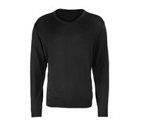 Premier V-neck knitted sweater - Mens Knitted Jumper, 55% Cotton, Oeko-Tex