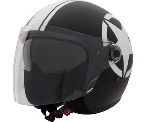 Premier Vangarde Star, open face helmet XL Matt-Black/White