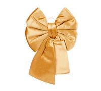 Premier Velvet Bow Christmas Decoration Gold (50Cm)
