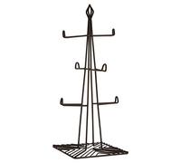 Premier Vertex 6 Mug Tree, Black Powder Coat Finish