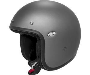 Premier Vintage Classic U 17 BM Jet Helmet, black-grey, size XL for Men