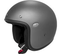 Premier Vintage Classic U 17 BM Jet Helmet, black-grey, size M for Men