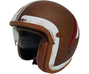 Premier Vintage DO BOS BM, open face helmet L Brown/White/Red
