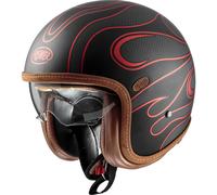 Premier Vintage Platinum ED. Carbon FR, open face helmet L Matt Carbon/Black/Red