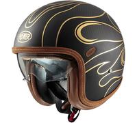 Premier Vintage Platinum ED. Carbon FR, open face helmet S Matt Carbon/Black/Gold