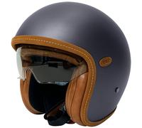Premier Vintage Platinum U17 BM Jet Helmet, grey, size XL (61)