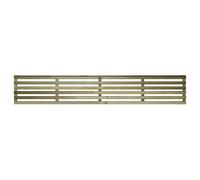 Premier Vogue, 6ft x 1ft (3 Pack) Fence Trellis Panel Wooden Horizontal Slatted Screen | Decorative Contemporary Venetian-Style Privacy Topper for Outdoor Living Space (Wide: 182cm x High: 31cm)