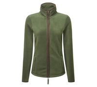 Premier Women's Artisan Fleece Jacket Contrast Trim Two-Way Zip Pockets