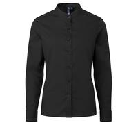 Premier Women's banded collar 'grandad' shirt PR358 - Hospitalitywear