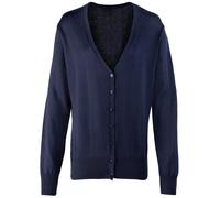 Premier Women's button-through knitted cardigan - Womens, 55% Cotton 45% Acrylic