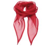 Premier Women's Colours Chiffon Scarf in Red Premier Red One Size