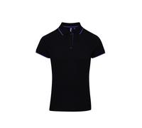 Premier Women's contrast Coolchecker® polo - Side panels for a fitted shape