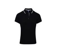 Premier Women's contrast Coolchecker® polo - Womens, 100% Polyester, Oeko-Tex
