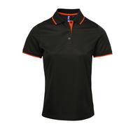 Premier Women's contrast Coolchecker® polo - Womens, 100% Polyester, Oeko-Tex