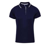 Premier Women's Coolchecker Contrast Polo Shirt in Navy | Size: XS Premier Navy XS
