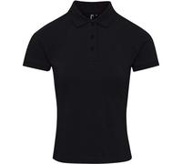 Premier Women's Coolchecker® Plus Piqué Polo - Black