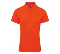 Premier Women's Coolchecker® Plus Piqué Polo - Orange
