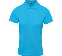 Premier Women's Coolchecker® Plus Piqué Polo - Turquoise