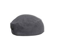 Premier Women's Denim Chef Skull Cap in Dark Grey Premier Dark Grey One Size