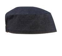 Premier Women's Denim Chef Skull Cap in Indigo Premier Indigo One Size