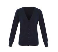 Premier Women's Essential Acrylic V Neck Cardigan in Navy | Size: 18 Premier Navy 18