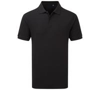 Premier Women's HeiQ Viroblock Short-Sleeved Polo Shirt in Black | Size: Large Premier Black L