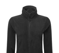 Premier Womens/Ladies Artisan Contrast Trim Fleece Jacket (Black/Black) - Size 3XL
