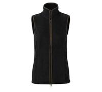 Premier Womens/Ladies Artisan Fleece Gilet (Black/Brown) - Size Small