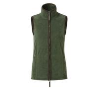 Premier Womens/Ladies Artisan Fleece Gilet (Moss Green/Brown) - Size 2XL