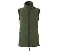Premier Womens/Ladies Artisan Fleece Gilet (Moss Green/Brown) - Size Medium