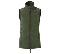 Premier Womens/Ladies Artisan Fleece Gilet (XS) (Moss Green/Brown)