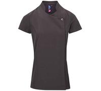 Premier Womens/Ladies Blossom Short Sleeve Tunic (Dark Grey) - Size 6 UK