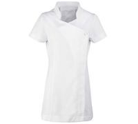 Premier Womens/Ladies Blossom Short Sleeve Tunic (White) - Size 10 UK