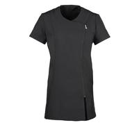 Premier Womens/Ladies Camellia Short-Sleeved Tunic (Black) - Size 16 UK