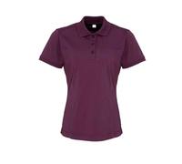 Premier Womens/Ladies Coolchecker Pique Polo Shirt