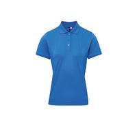 Premier Womens/Ladies Coolchecker Plus Polo Shirt (Sapphire Blue) - Size X-Large