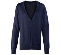 Premier Womens/Ladies Cotton Acrylic V Neck Cardigan