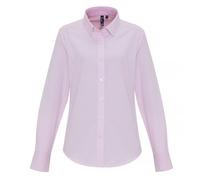 Premier Womens/Ladies Cotton Rich Oxford Stripe Blouse