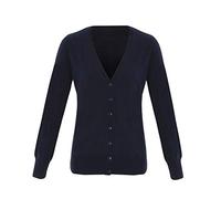 Premier Womens/Ladies Essential Acrylic Cardigan (14 UK) (Navy)
