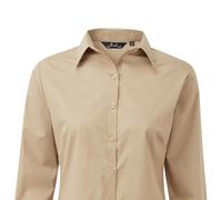 (12 UK, Mid Blue) Premier Womens/Ladies Long-Sleeved Shirt