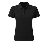 Premier Womens/Ladies Sustainable Polo Shirt (Black) - Size Large