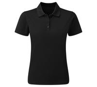 Premier Womens/Ladies Sustainable Polo Shirt (Black) - Size X-Large