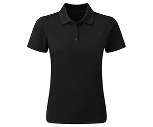 Premier Womens/Ladies Sustainable Polo Shirt (M) (Black)