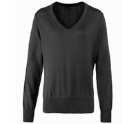 Premier Womens/Ladies V-Neck Knitted Sweater / Top