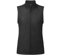 Premier Womens/Ladies Windchecker Gilet (Black) - Size Small